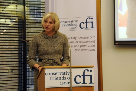 Theresa Friend of Israel May